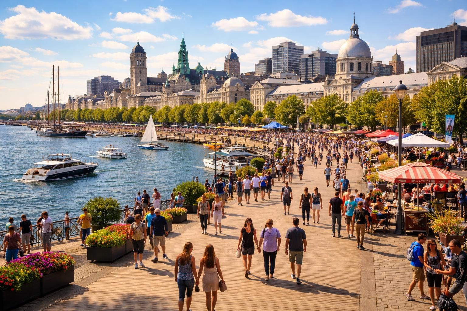 offrez un séjour inoubliable à montréal et explorez le charme du vieux-port et l'ambiance animée du quartier latin. un cadeau parfait pour découvrir la ville autrement.