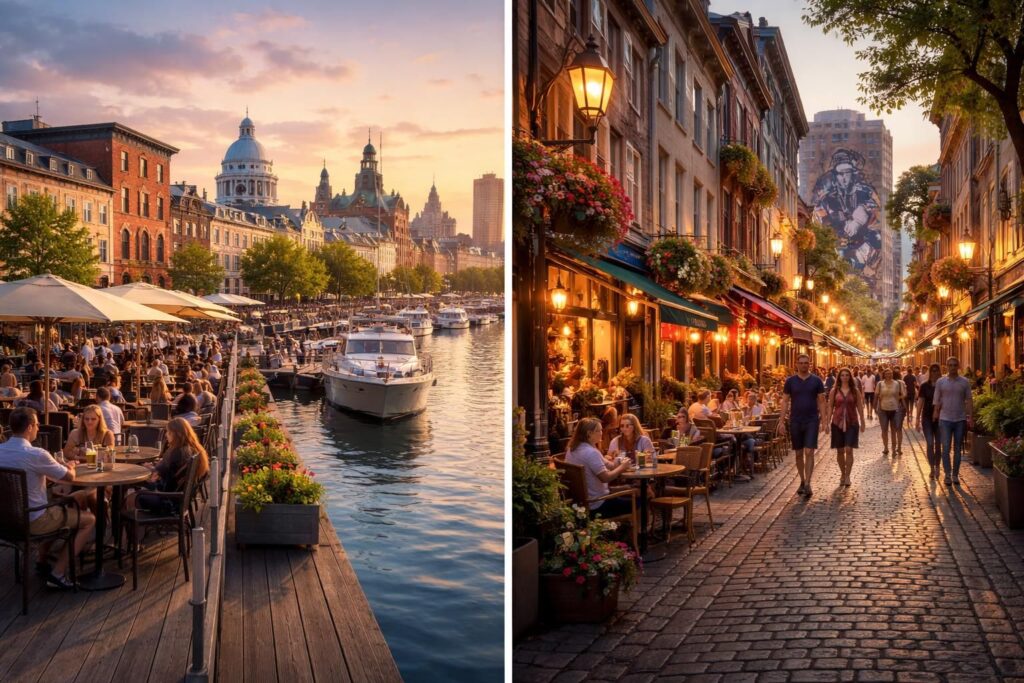 offrez un séjour inoubliable à montréal et explorez le charme du vieux-port ou l'ambiance animée du quartier latin. une expérience cadeau parfaite pour découvrir la ville.